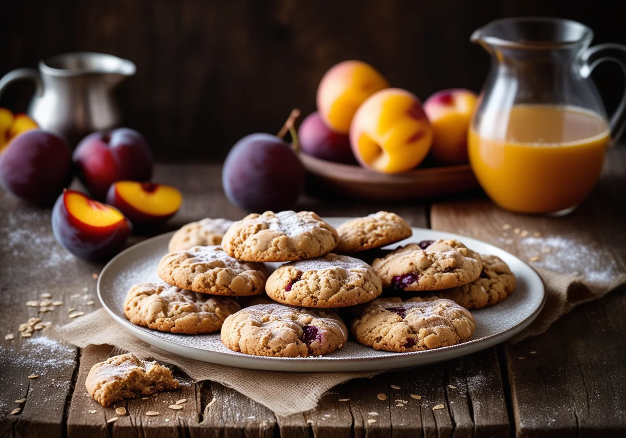 Plum Oat Cookies
