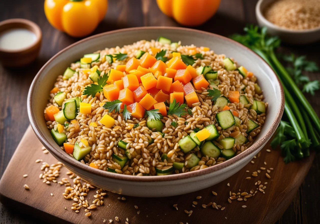 Multicolored Wheat Pan