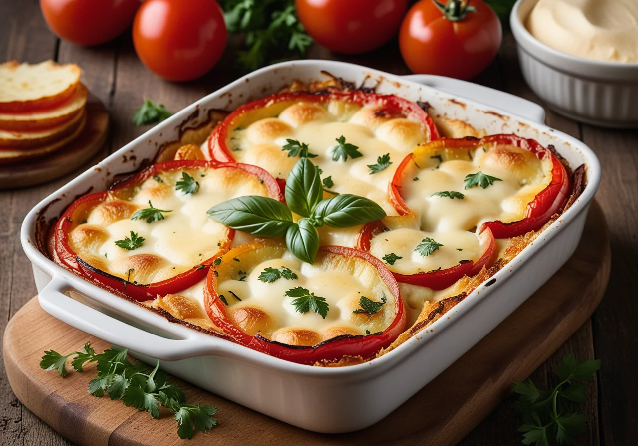 Potato Gratin with Tomatoes