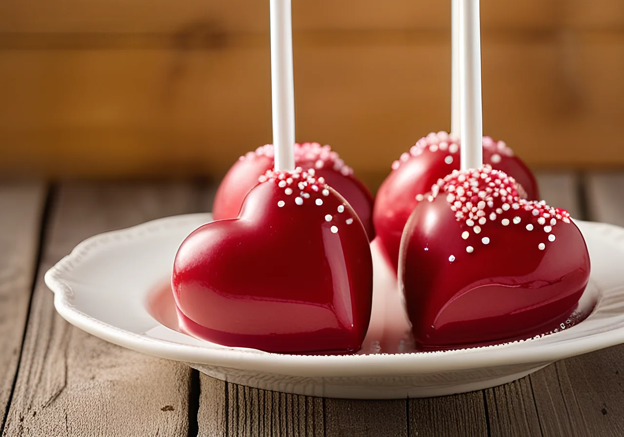 Heart-Shaped Cake Pop