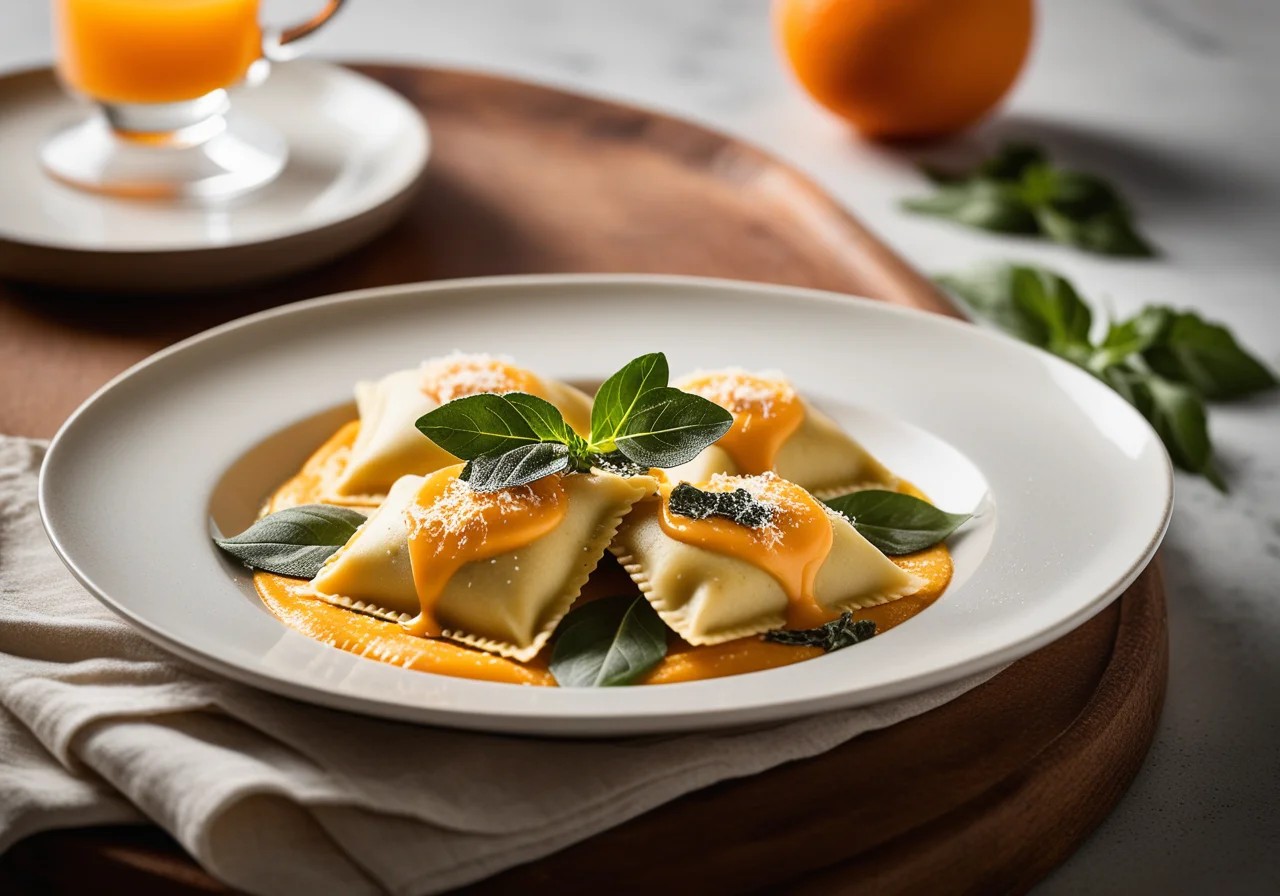 Carrot Ravioli