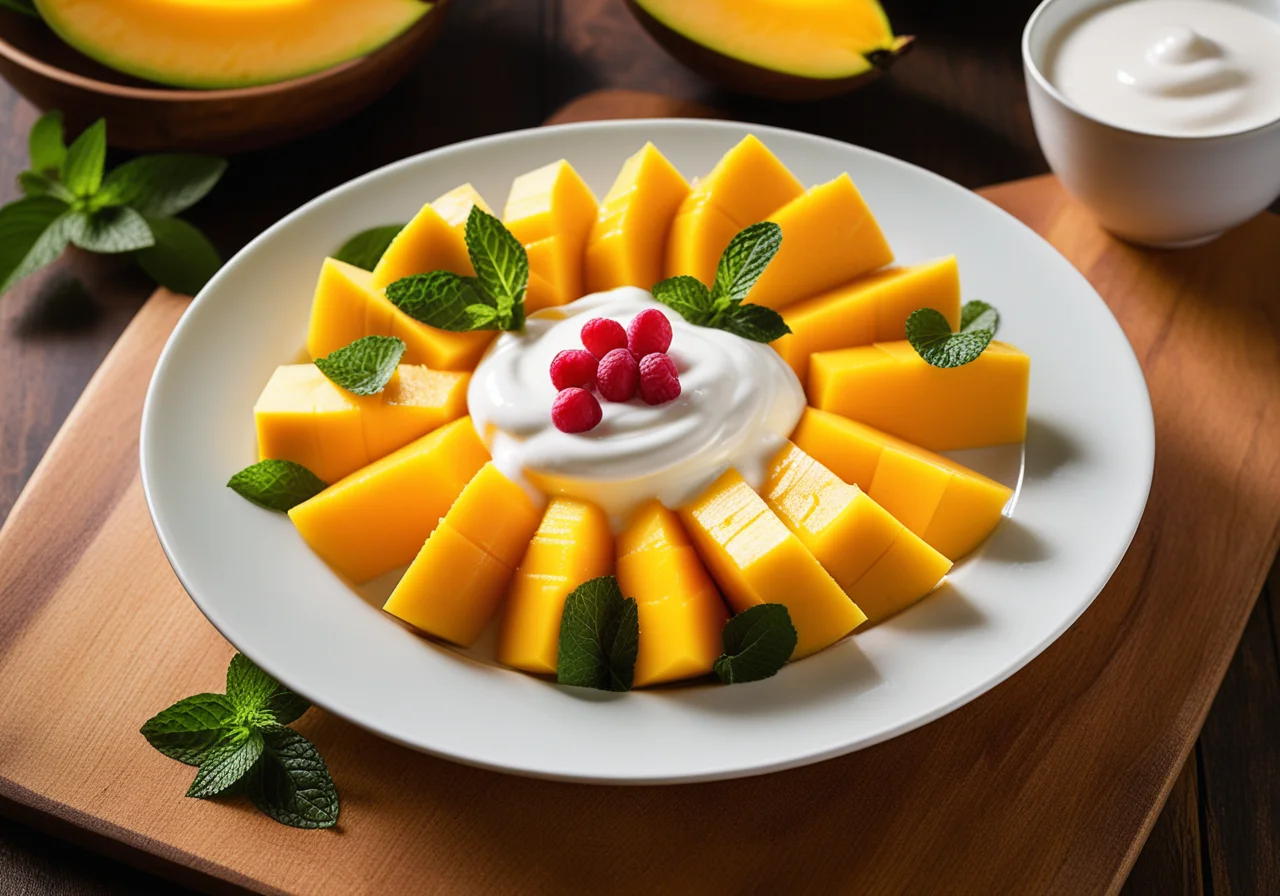 Christmas Mango Pineapple Salad