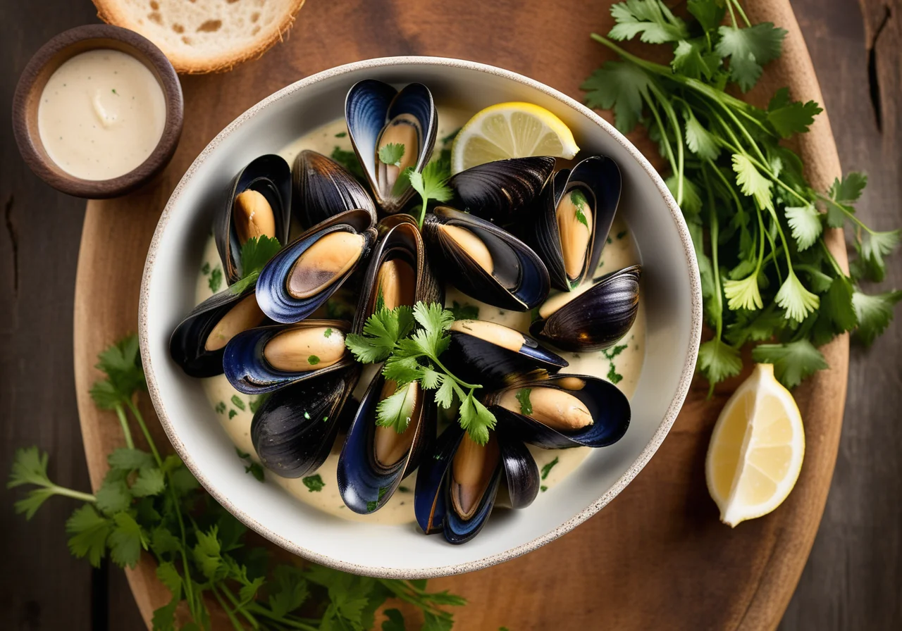Mussels in Coconut Sauce