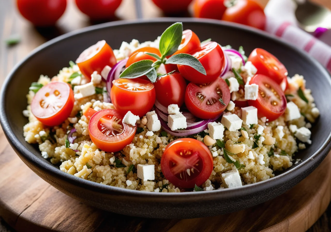 Bulgur Salad with Feta