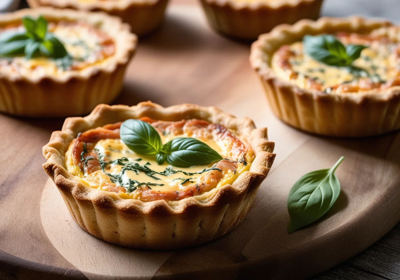 Mini Salmon Quiche