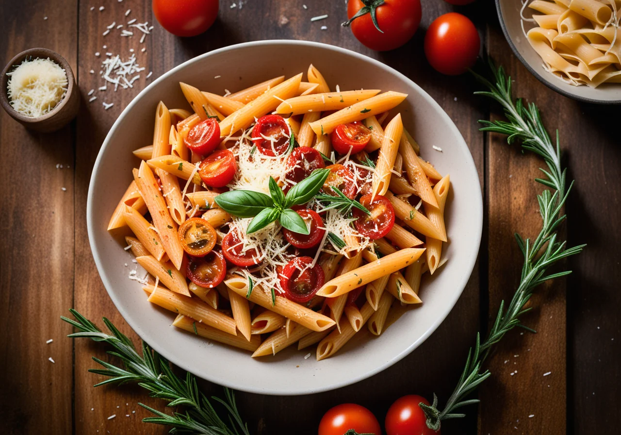Penne with Tomato Sauce