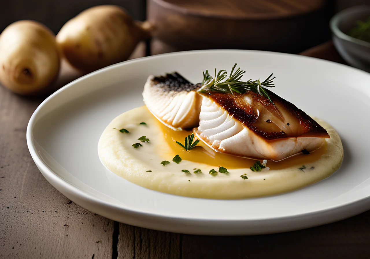 Pike Perch with Potatoes