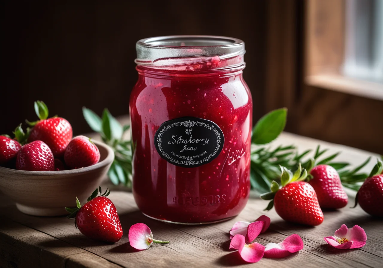 Strawberry Rose Jam