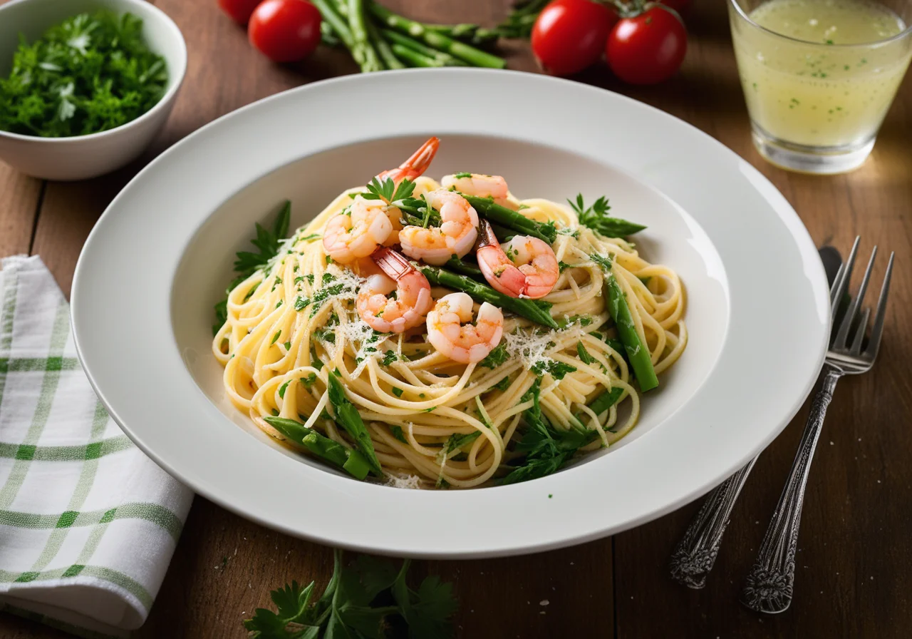 Spaghetti with Shrimp