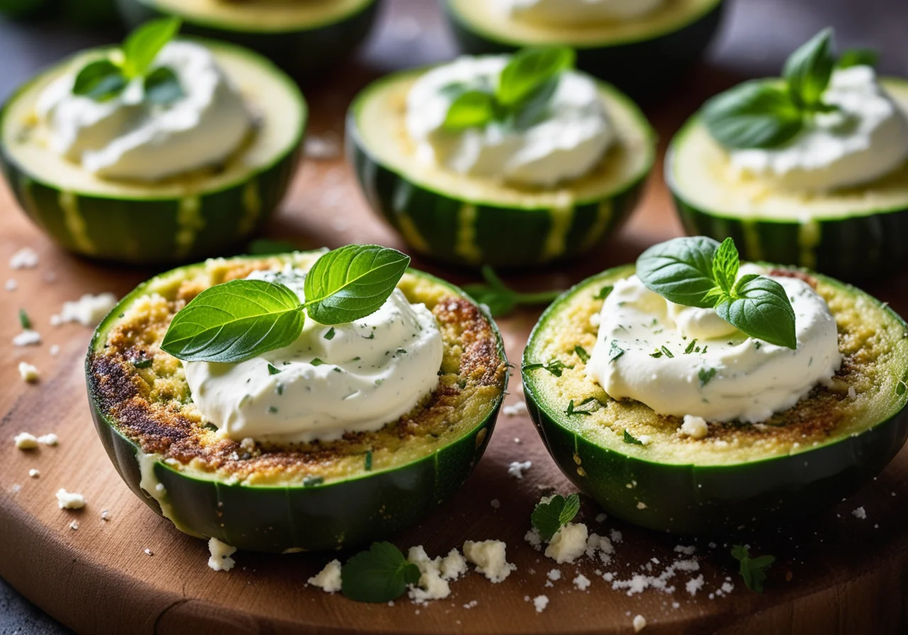 Zucchini with Ricotta Filling