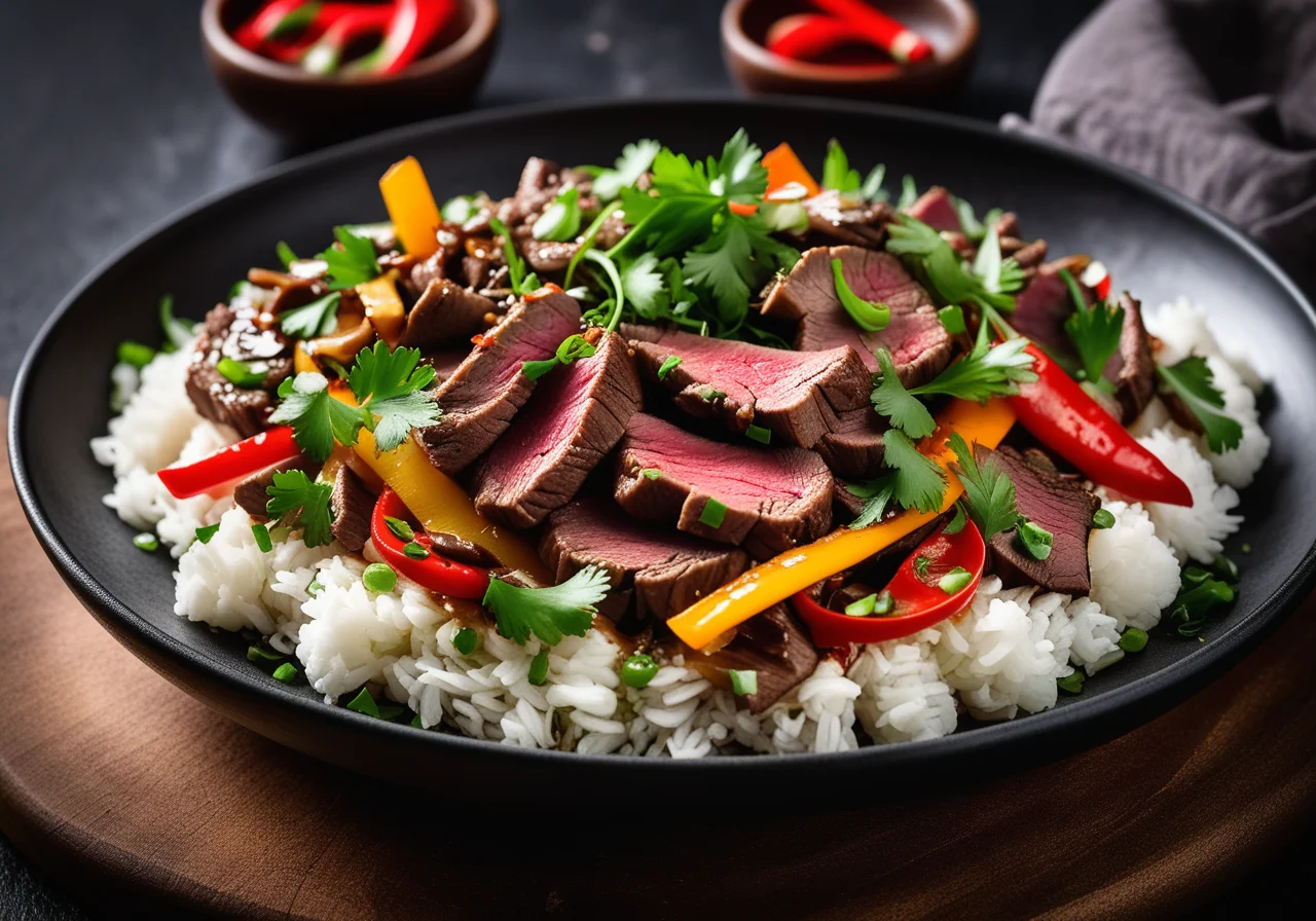 Beef Stir-Fry with Mushrooms