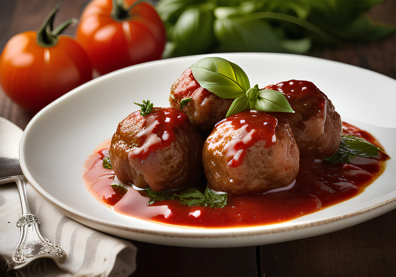 Italian Meatballs in Tomato Sauce