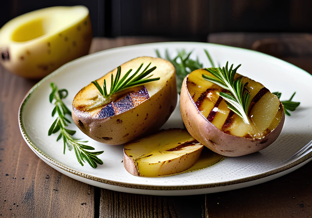Grilled Potatoes with Herbs