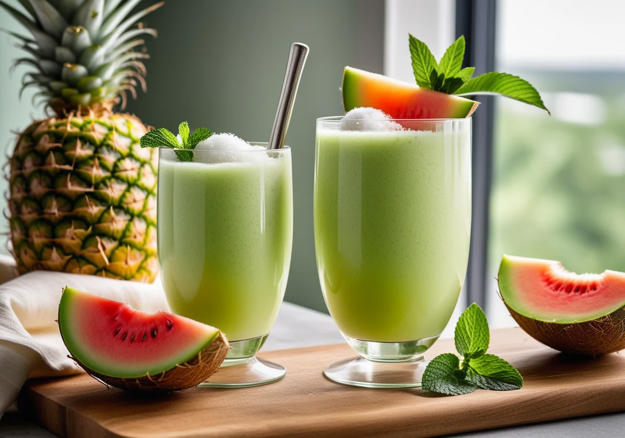 Melon Coconut Drink