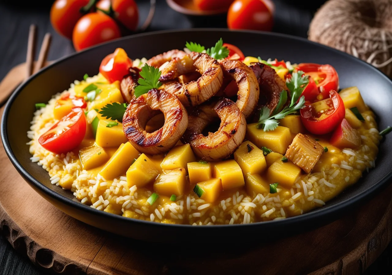 Duck with Yellow Vegetable Curry