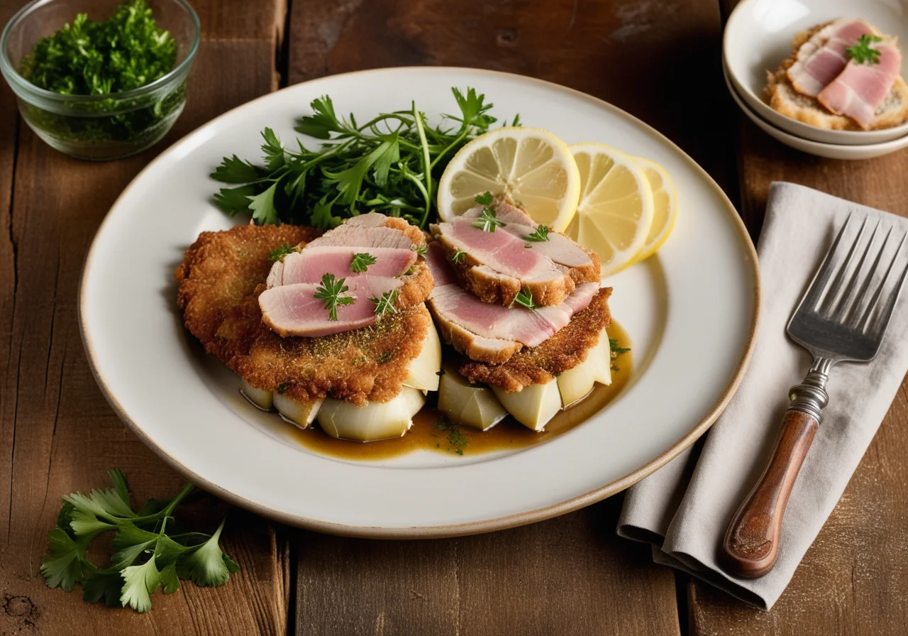 Stuffed Veal Schnitzels