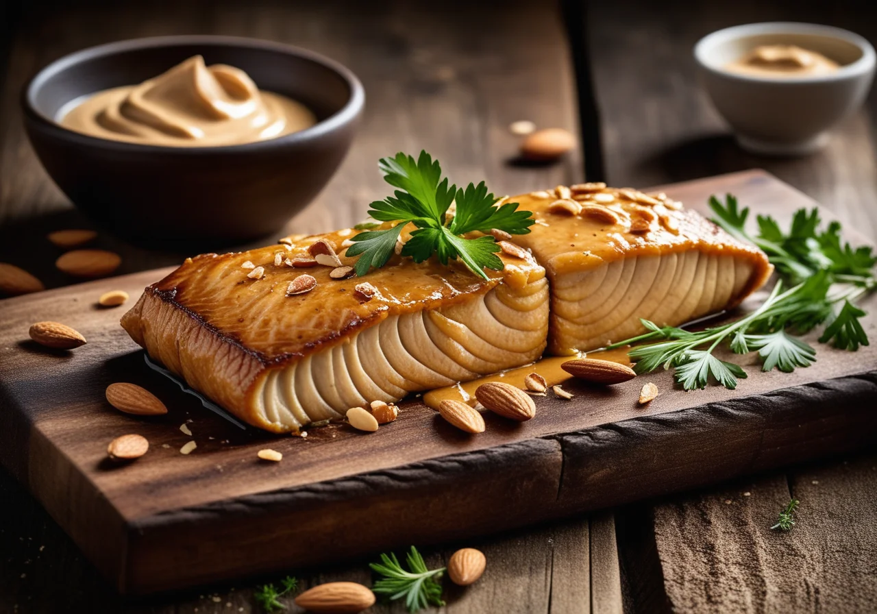 Carp with Butter and Almonds