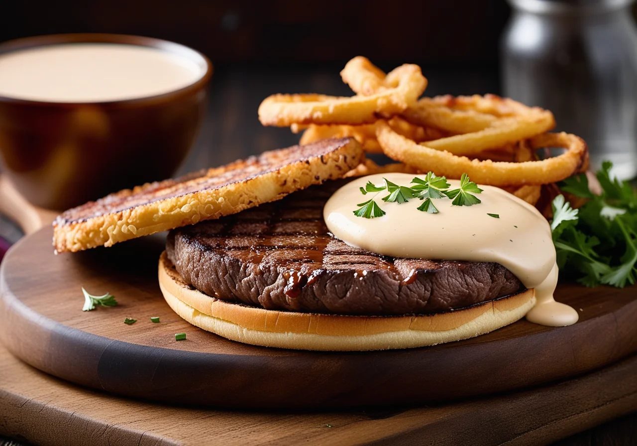 Beefsteak Hamburger Art