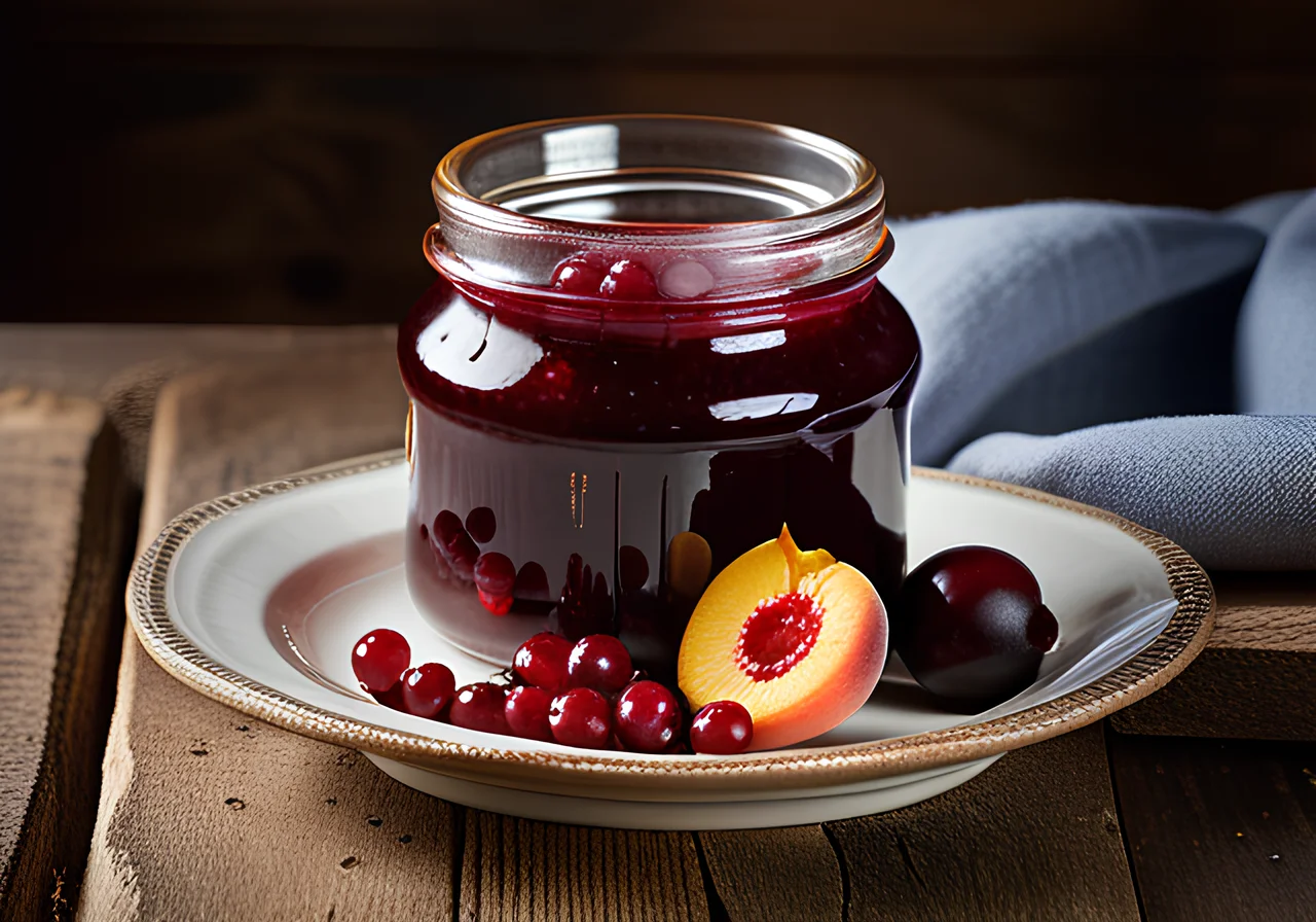 Currant Jam with Peach