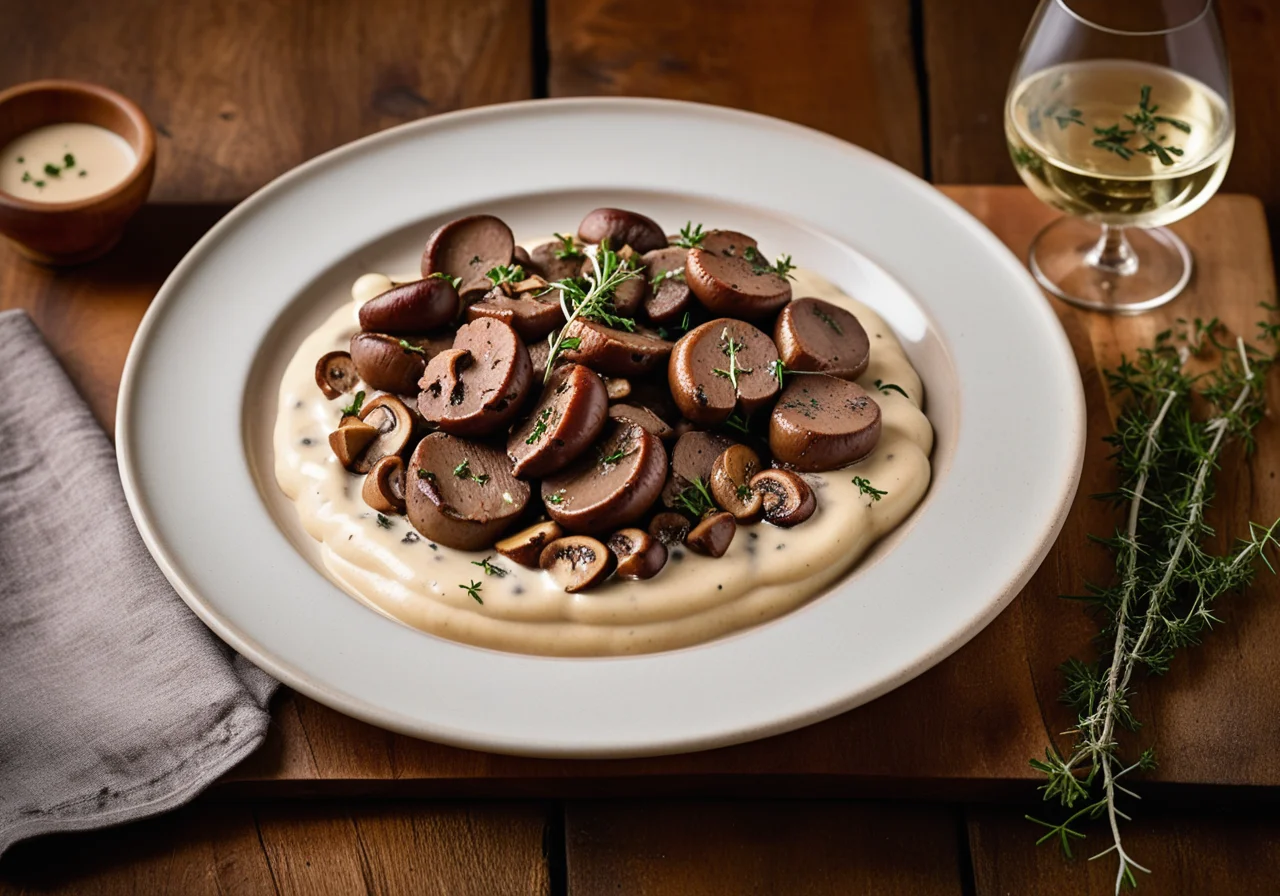 Kidneys with Mushrooms