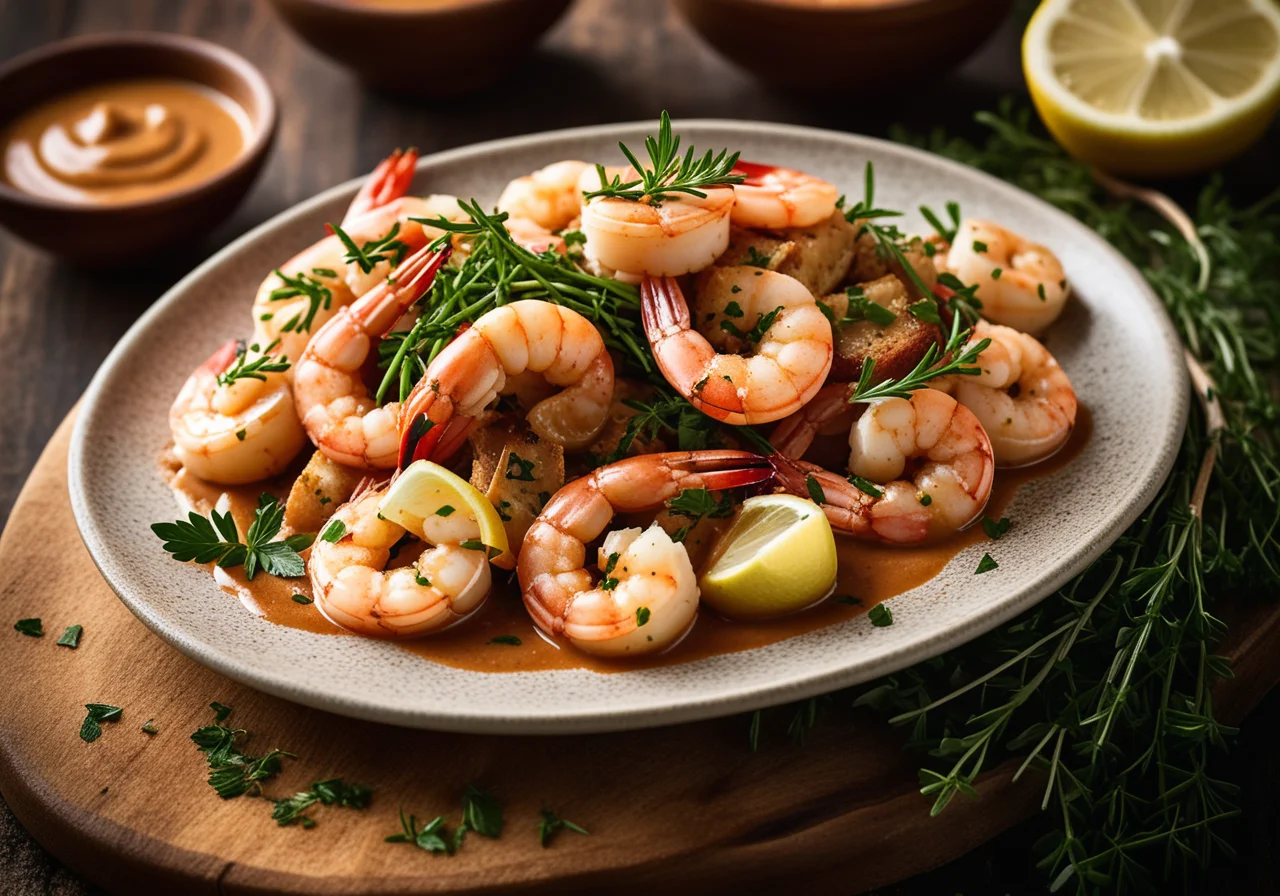 Shrimp in Spicy Sauce