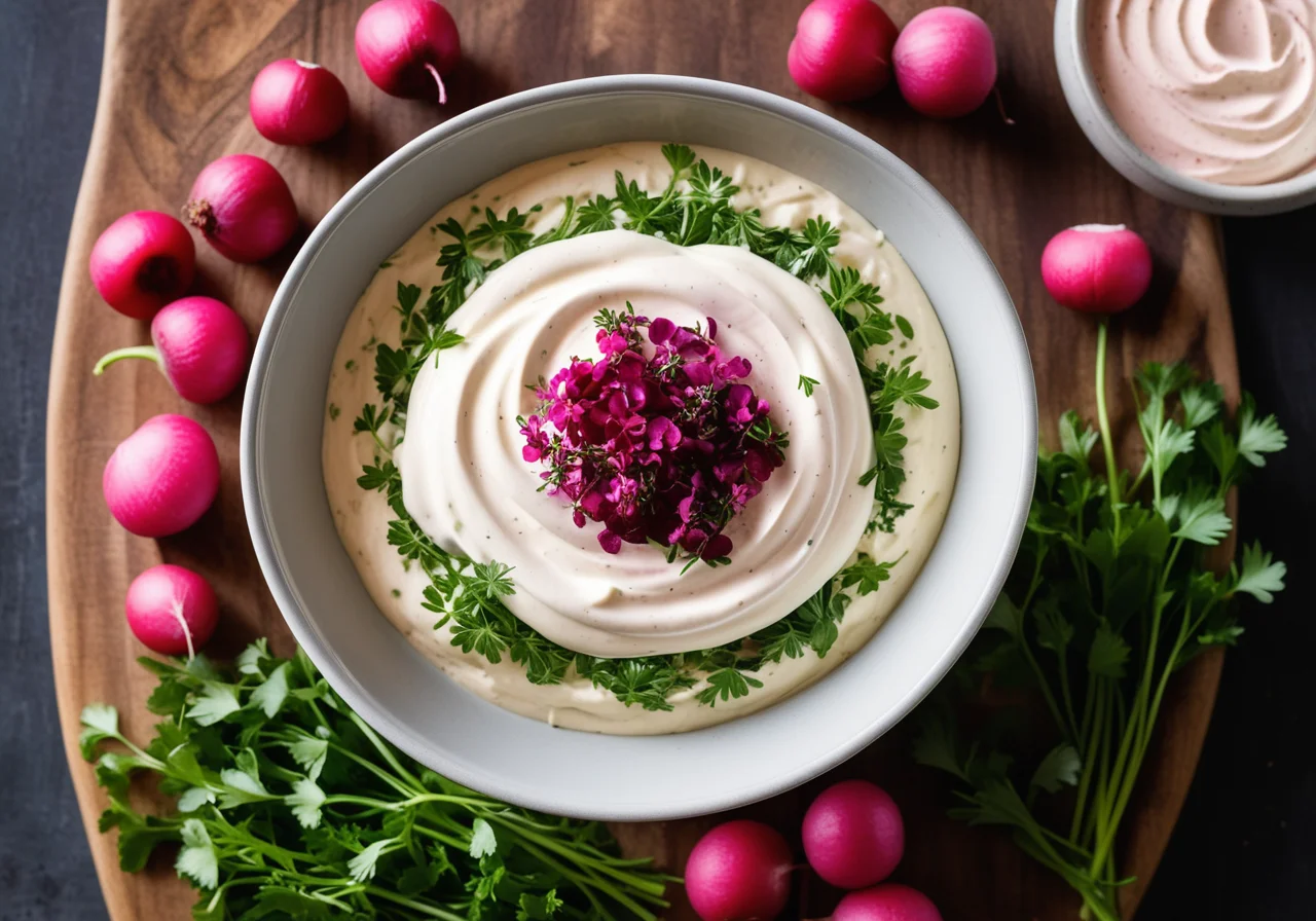 Quark with Garden Cress