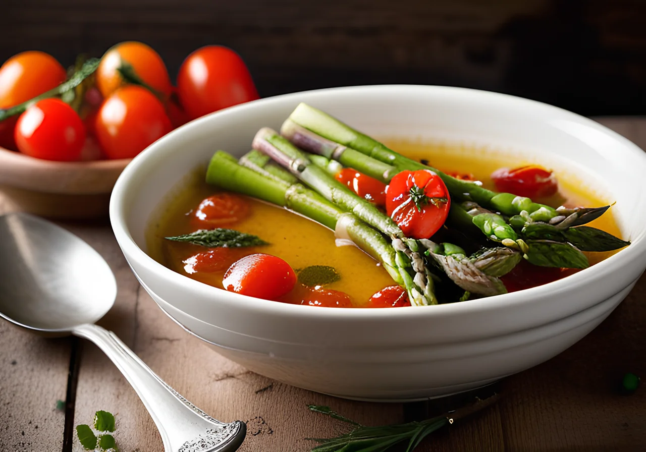 Vegetable Stew with Brook Trout