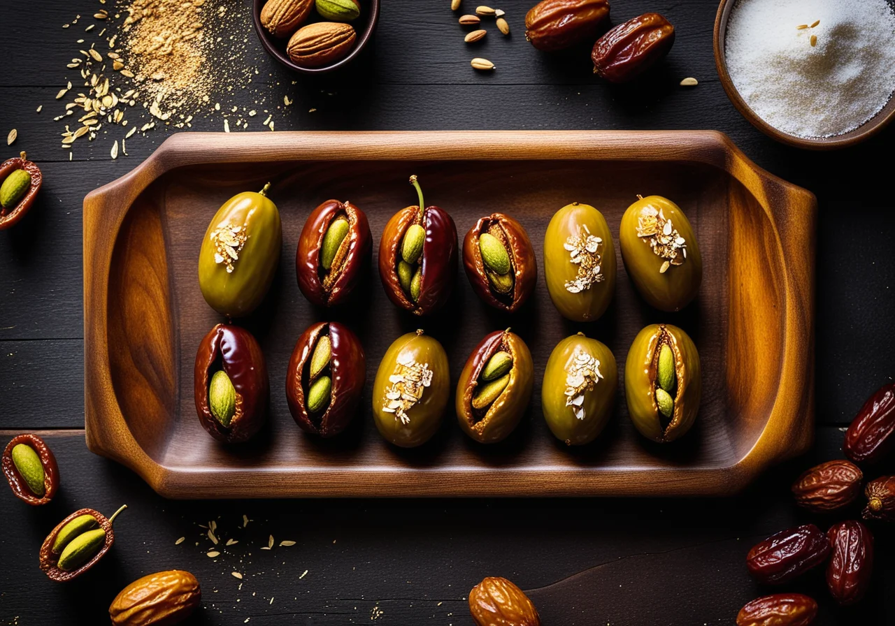 Oriental Stuffed Dates