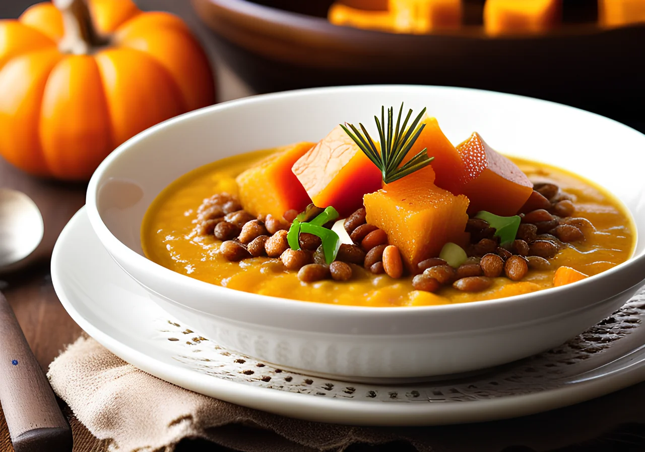 Pumpkin Lentil Stew