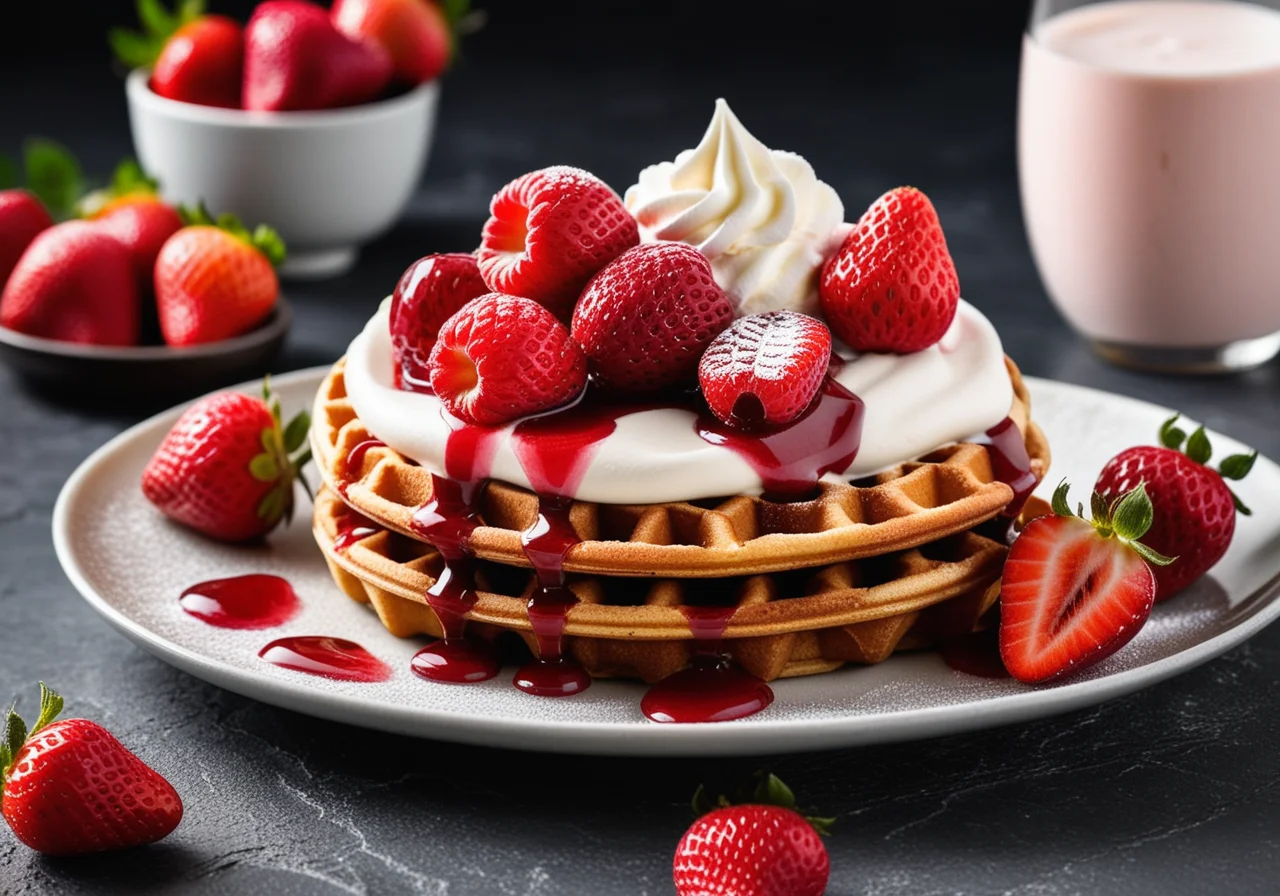Frozen Berry Waffles