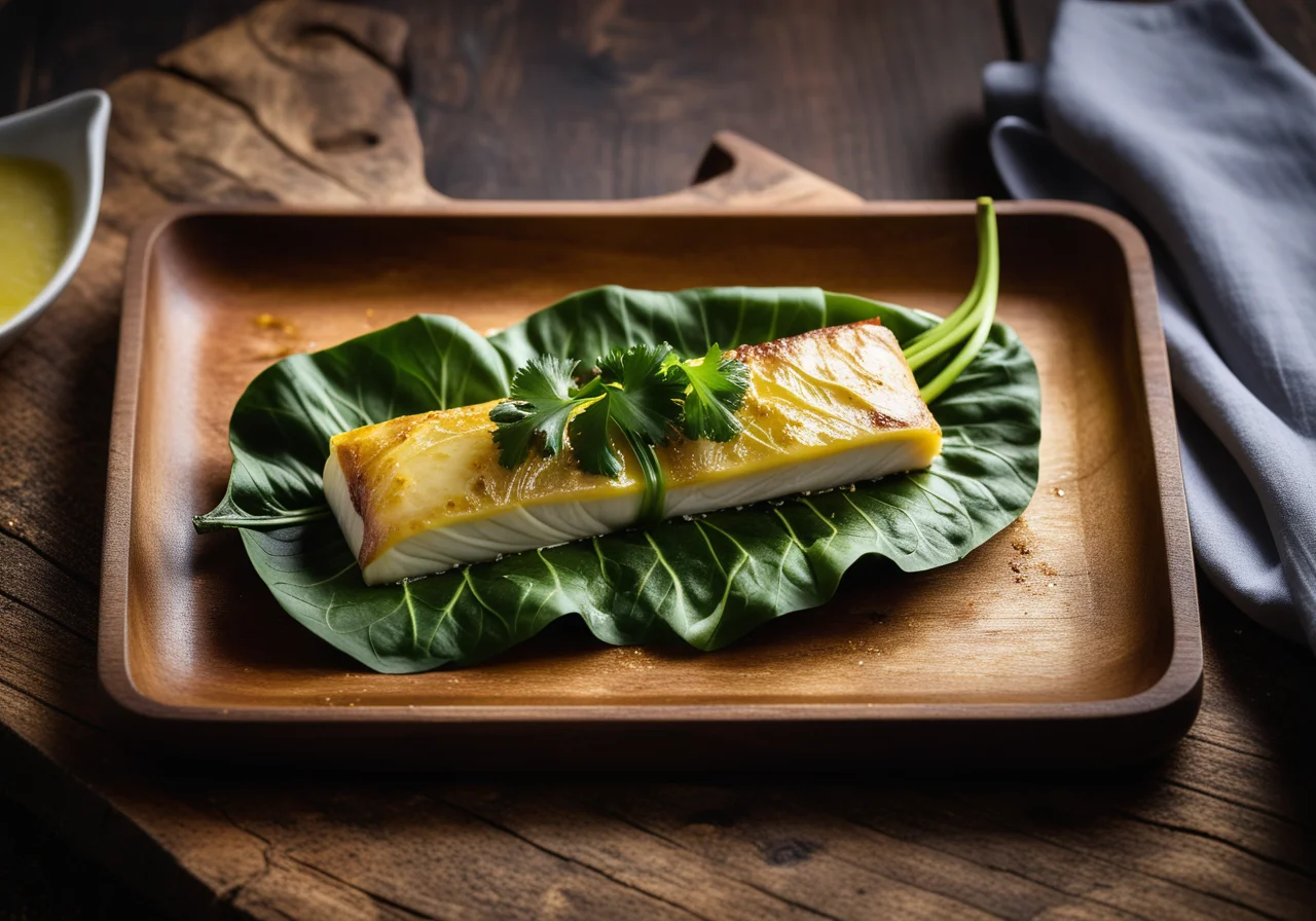 Zander in Pak Choi Wrap