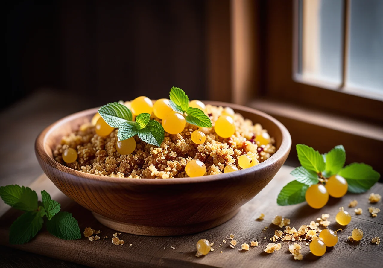 Johannisbeer-Crumble