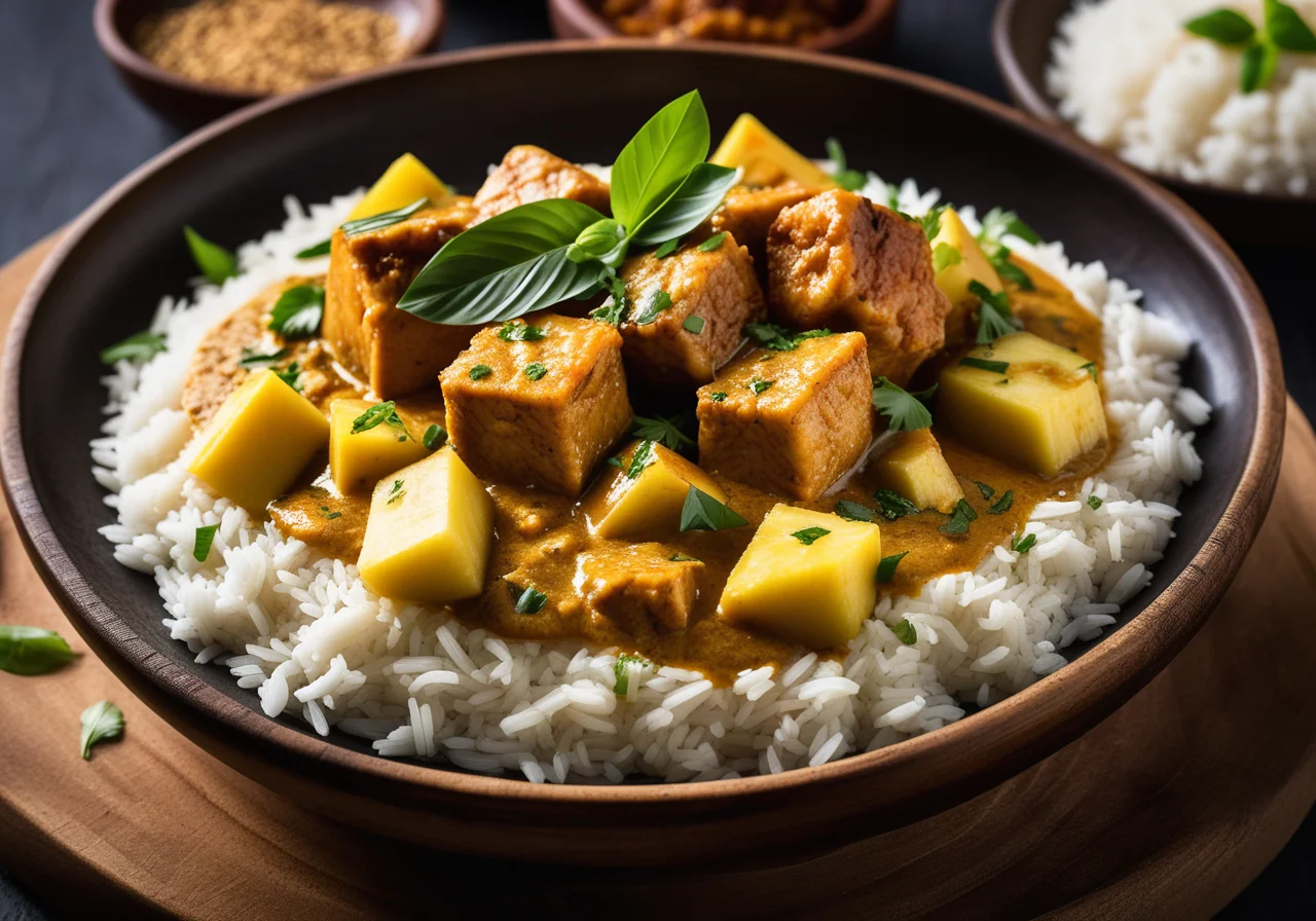 Fish Curry with Fish and Pineapple