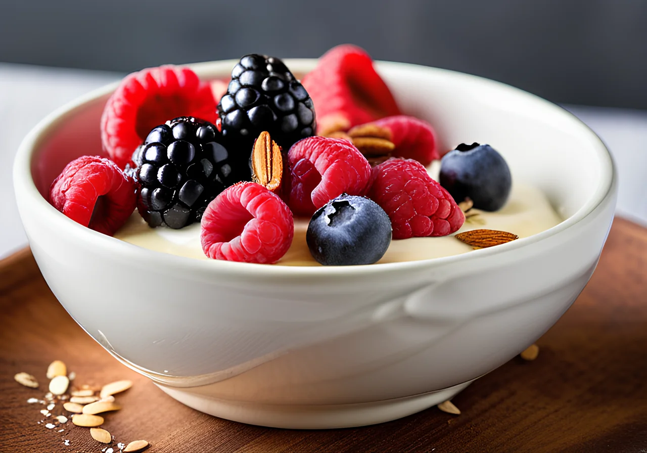 Quark Cream with Berries