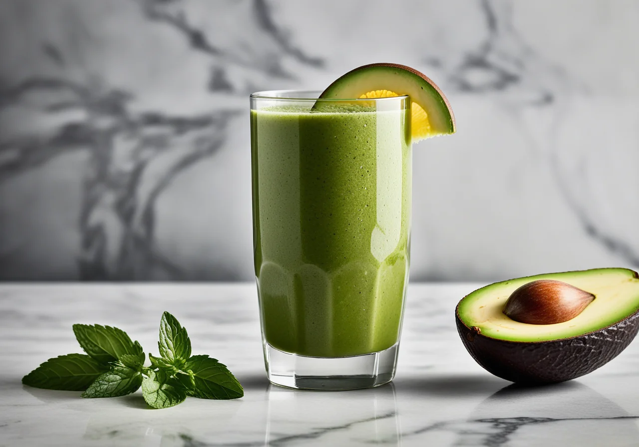 Avocado Smoothie with Celery