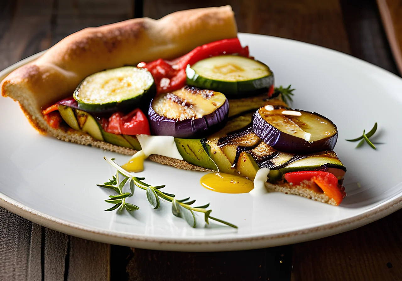 Spelt Pizza with Antipasti