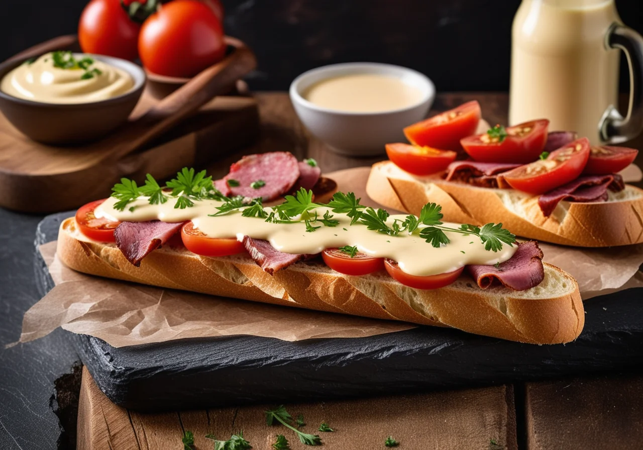 Pastrami Cheese Sandwich