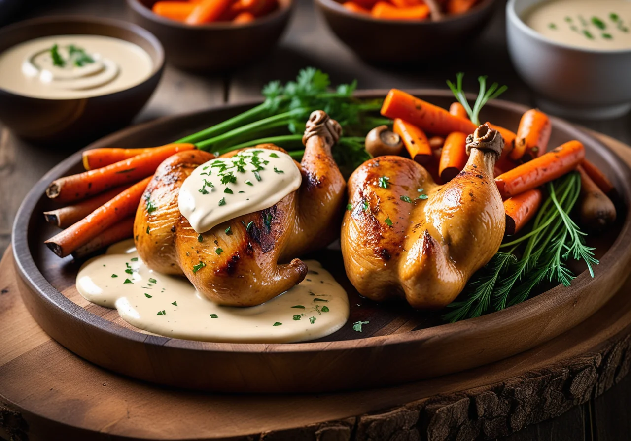 Chicken in Riesling Sauce