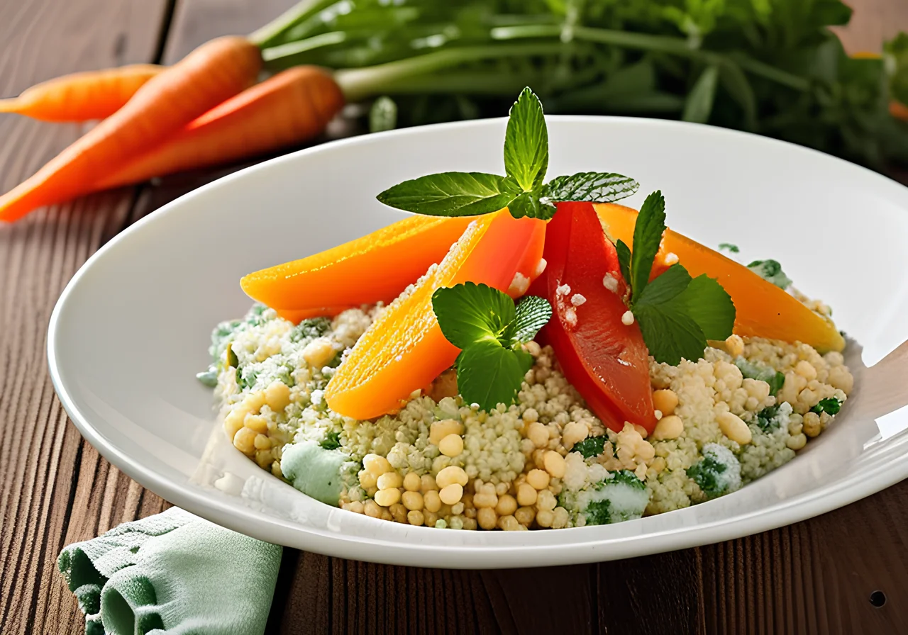 Couscous with Yogurt and Vegetables