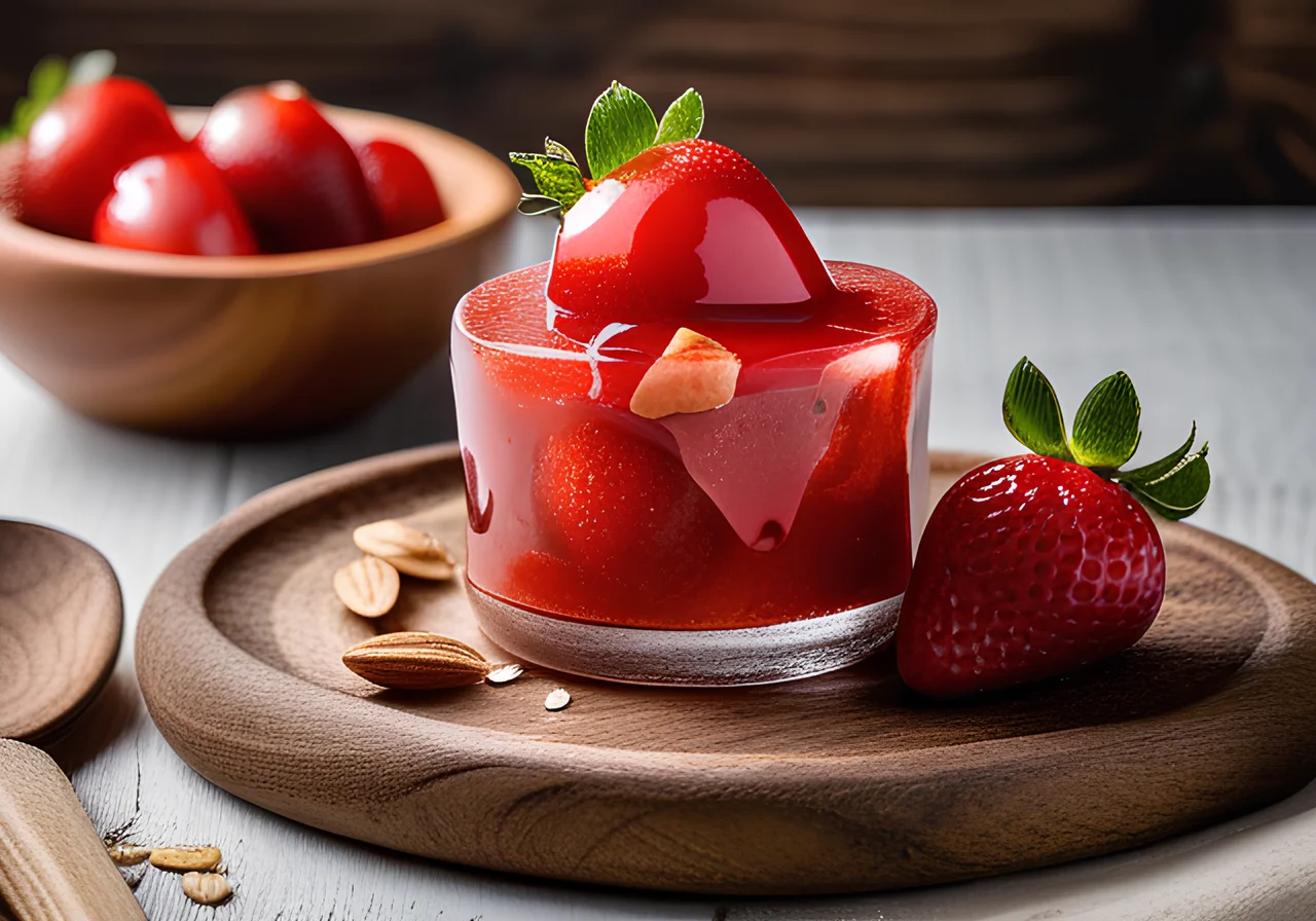 Strawberry Skyr Ice on a Stick