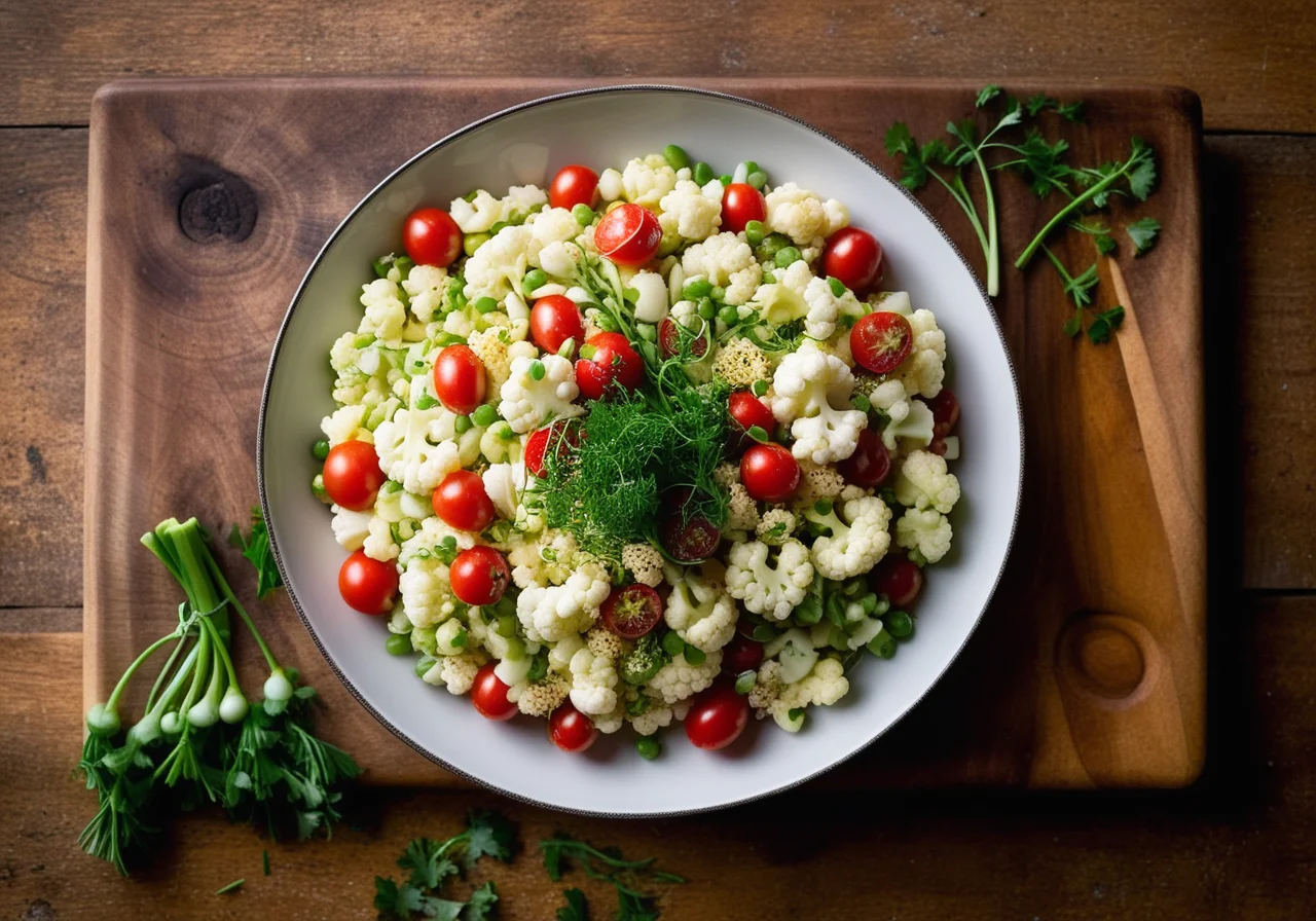 Cauliflower Lentil Salad