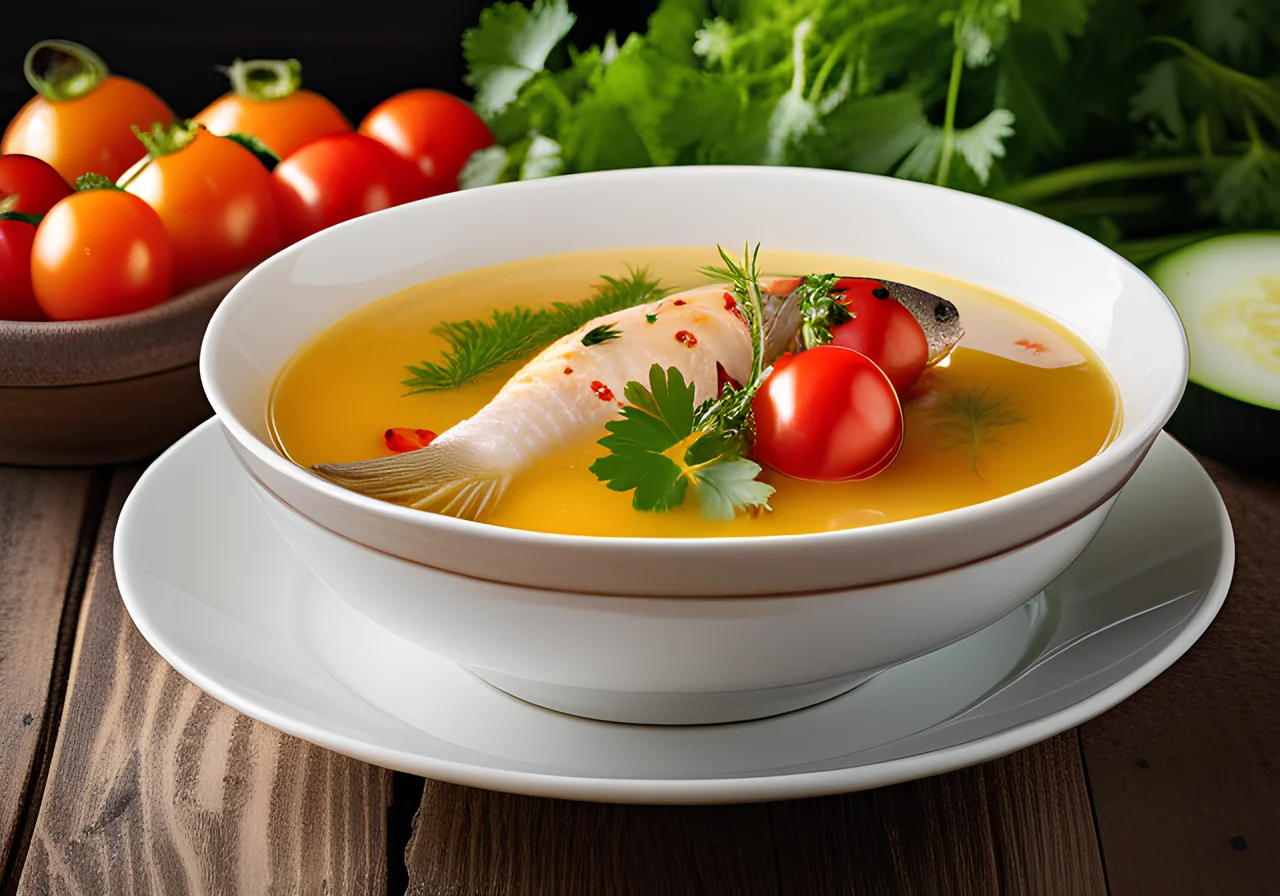 Fish Soup with Vegetables