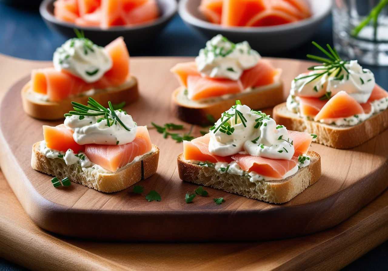 Salmon Canapés