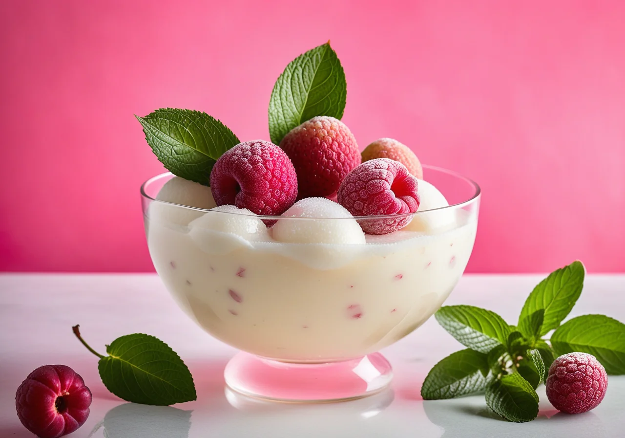 Lychee Cream Ice