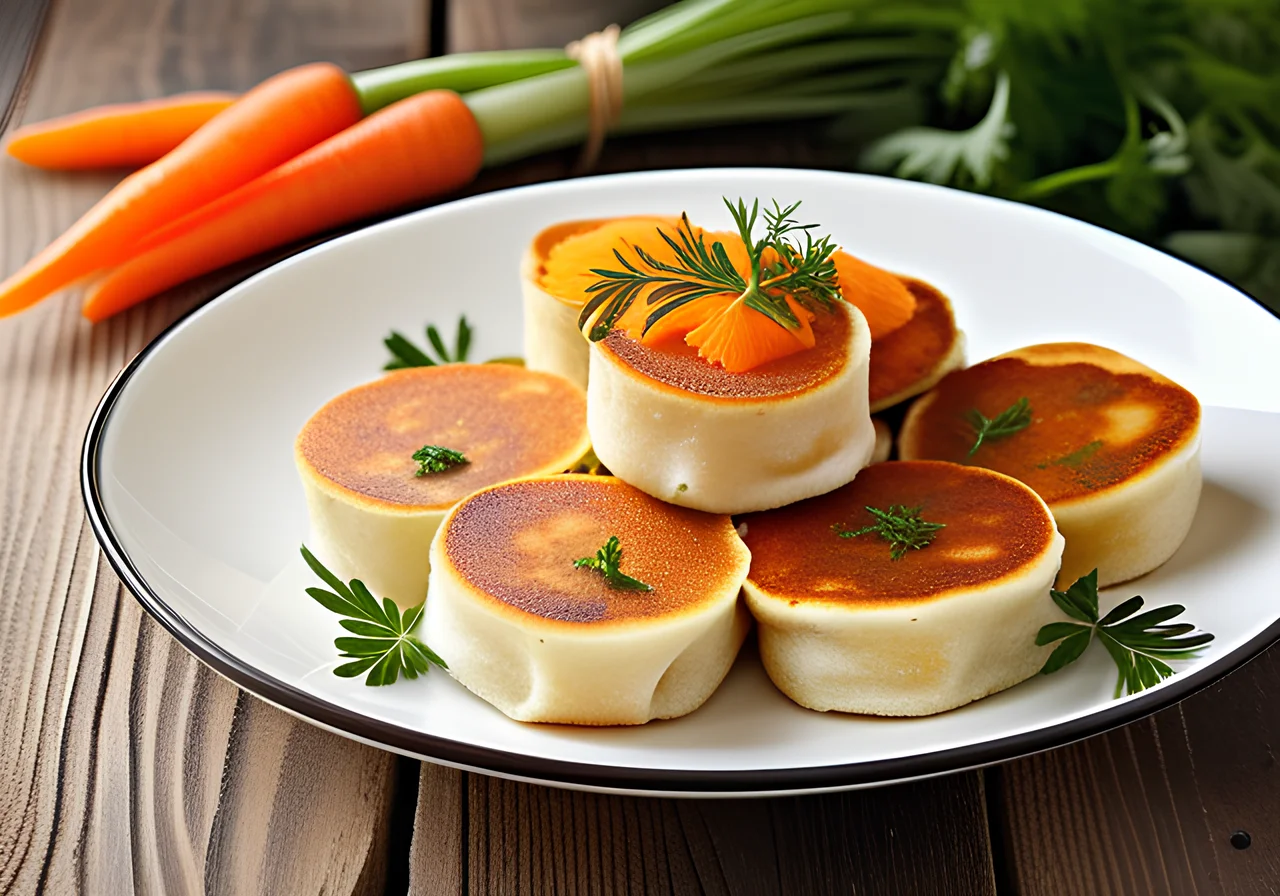 Herbed Pancake Rolls