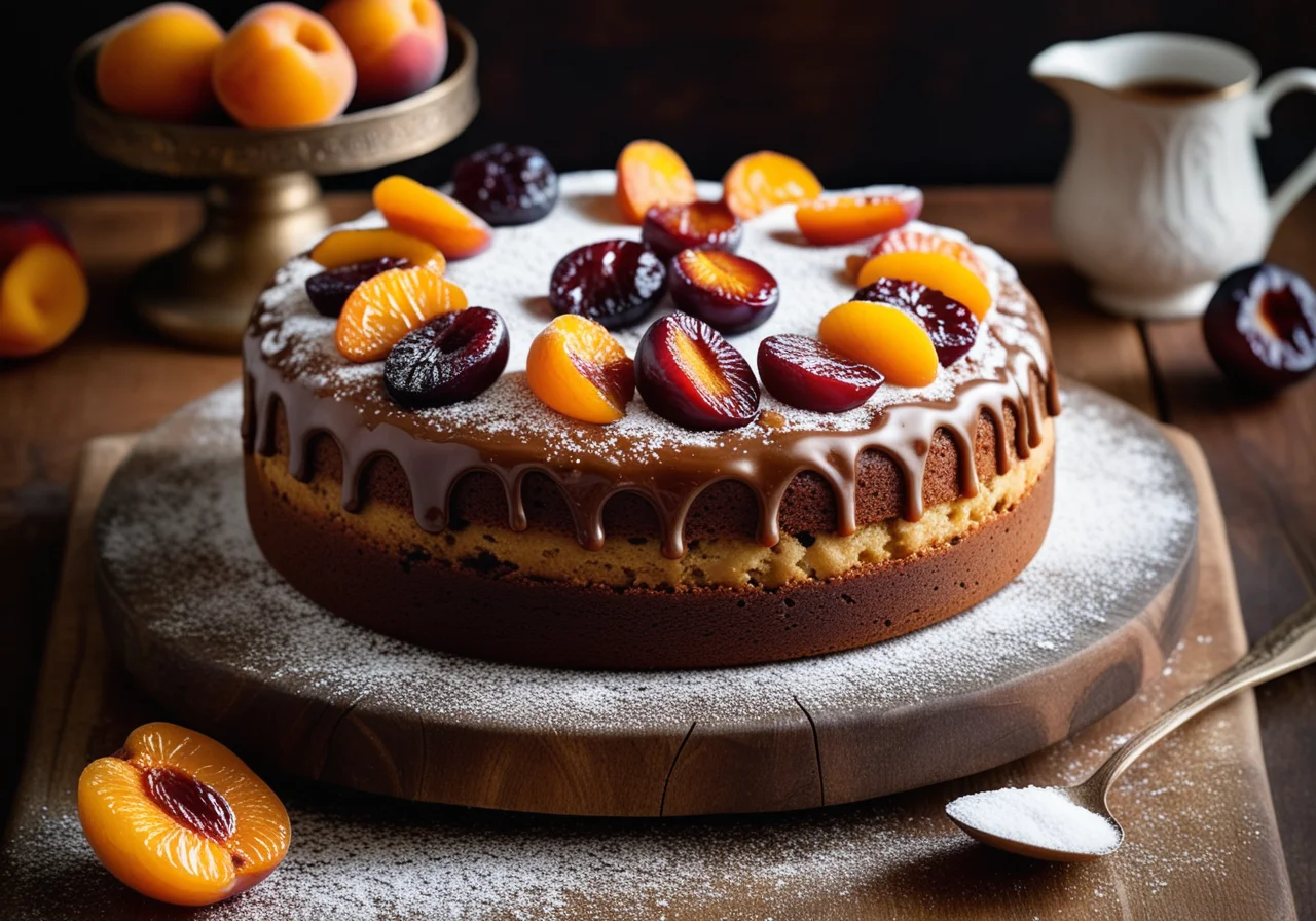 Christmas Cake with Dried Fruits