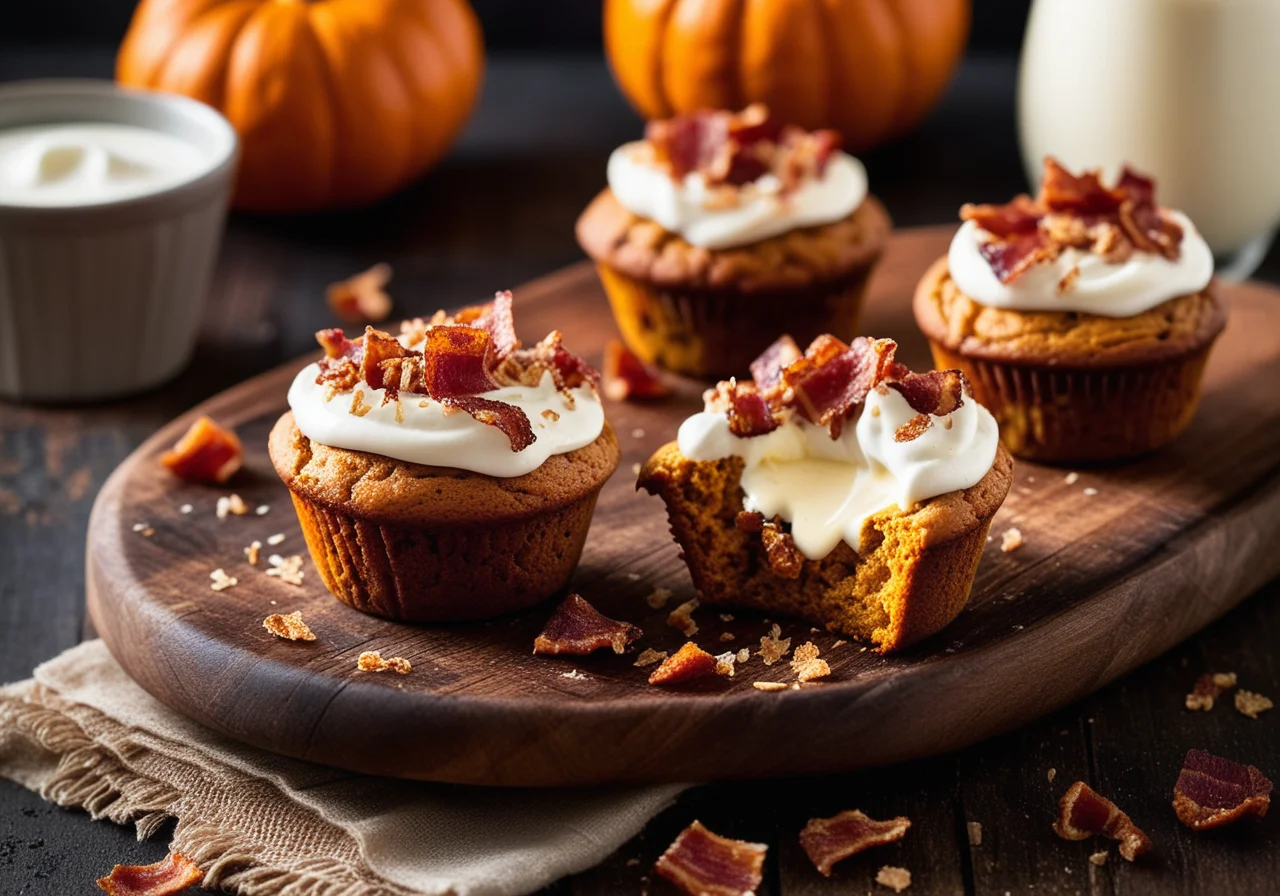 Pumpkin Bacon Muffins