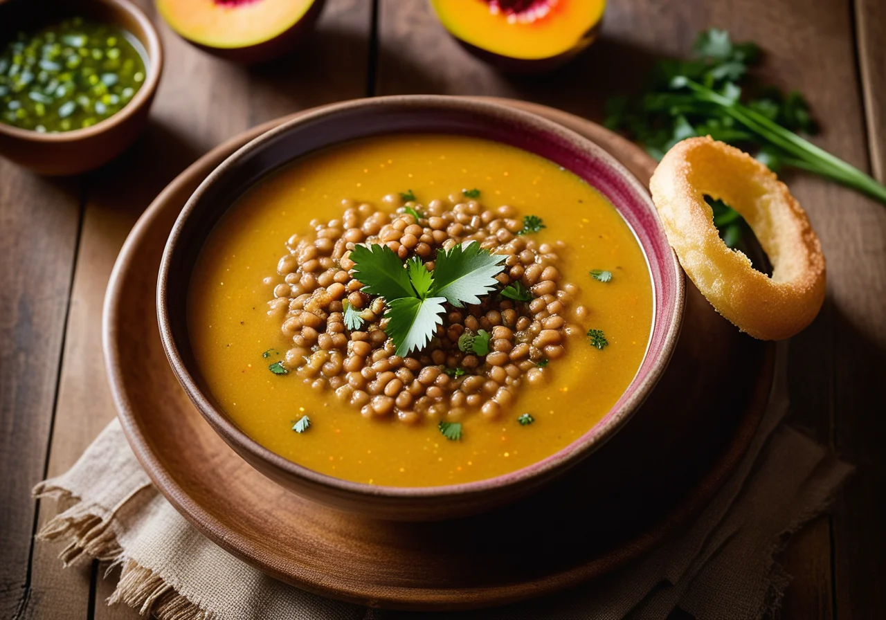 Lentil Soup with Onions
