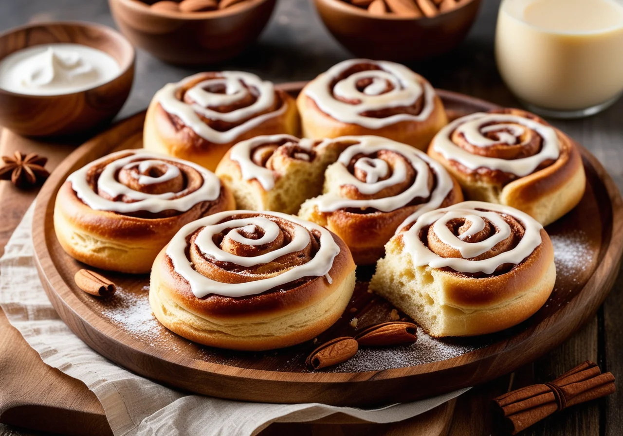 Almond Cinnamon Rolls
