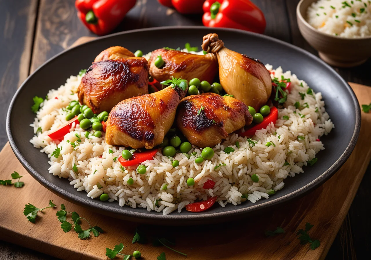 Vegetable Rice with Chicken